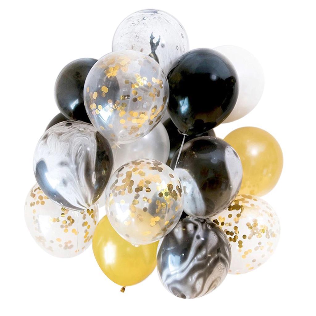 20 Pieces Agate Confetti Latex Balloons Wedding Birthday Party Decor