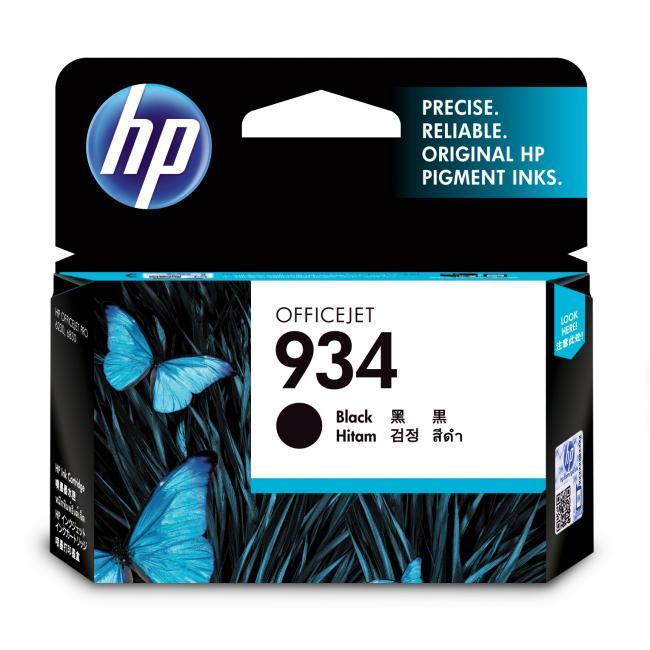 HP 934 Black Original Ink Cartridge (C2P19AA) - Hàng Chính Hãng