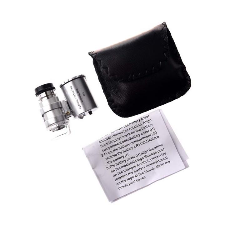 Kính lúp mini 60X V1 - siêu bền - có bảo hành