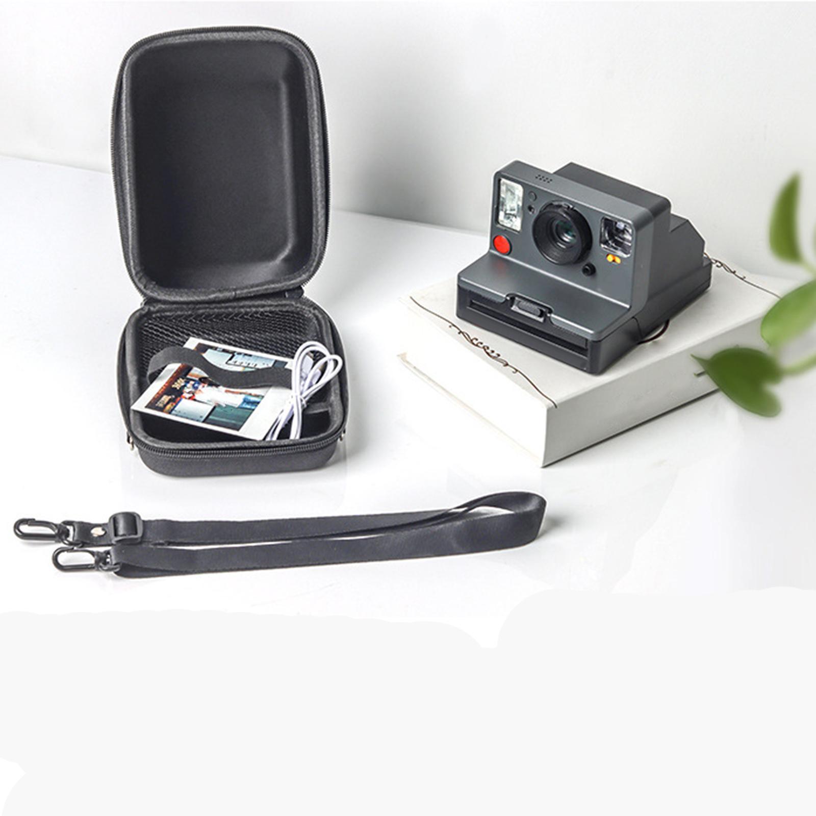 Camera Bag Hard Protective Cover Oxford Cloth with Shoulder Strap Hard Carrying Case for Instant Camera Storage Box Film Accessories Camera