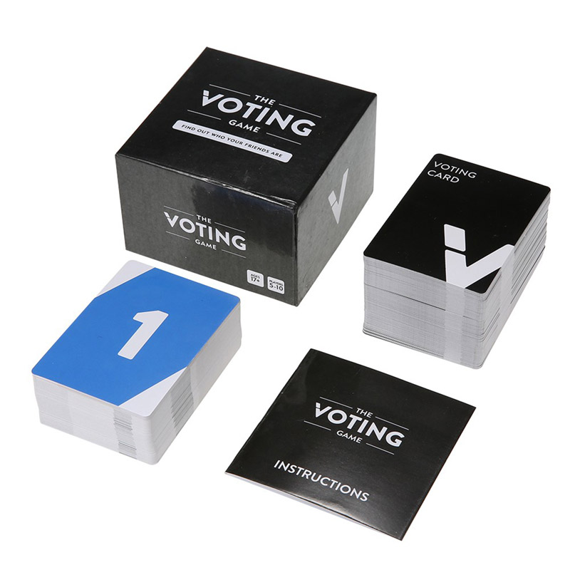 BOARD GAME THẺ BÀI NGÔN NGỮ TIẾNG ANH VUI NHỘN THE VOTING GAME
