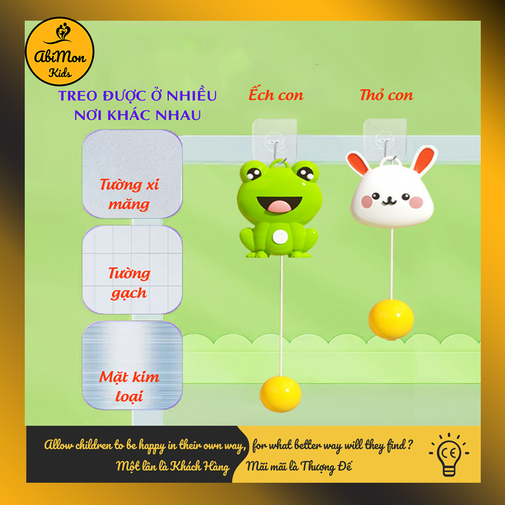 Đồ Chơi Vận Động - Bóng Bàn Treo Tường Cho Bé || Montessori cao cấp || Đồ chơi Gỗ - Giáo Dục - An toàn - Thông minh