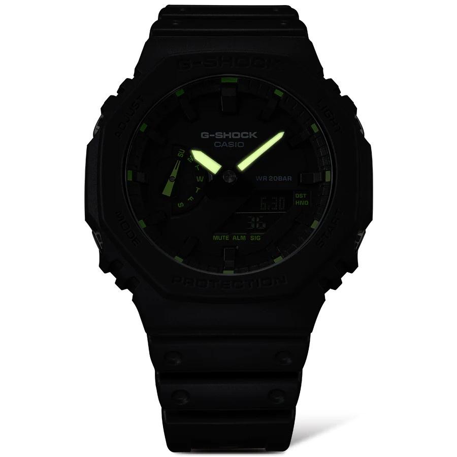 Đồng Hồ Nam Dây Nhựa Casio G-Shock GA-2100-1A3DR Chính Hãng - GA-2100-1A3 Carbon Core