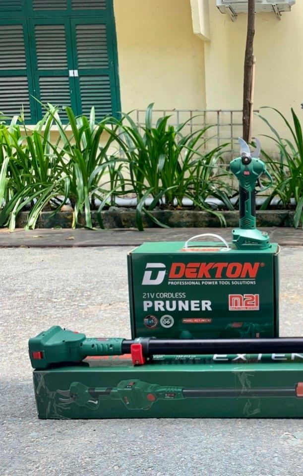 KÉO CẮT CÀNH DÙNG PIN 21V DEKTON M21-MCC32 - HÀNG CHÍNH HÃNG