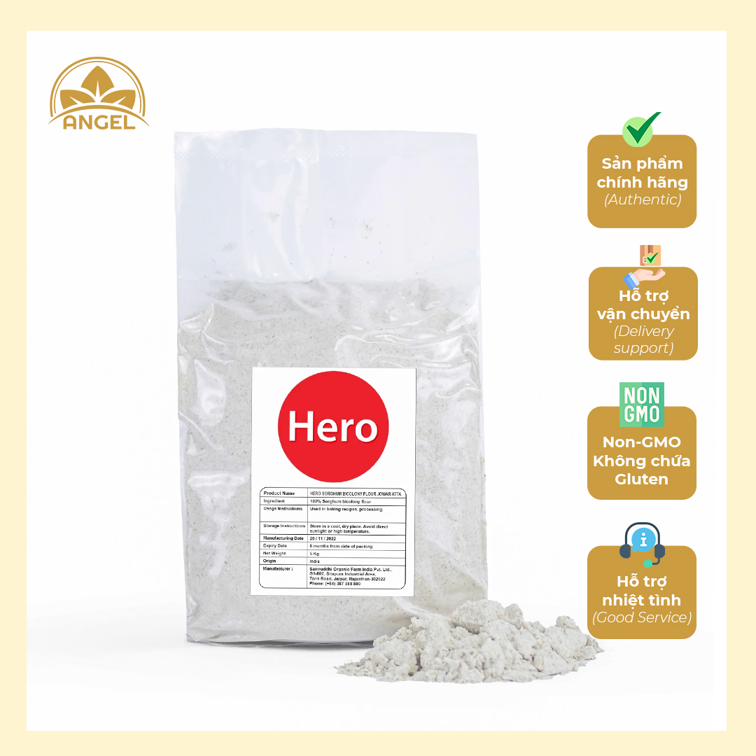 Bột Cao Lương Hero Jowar Atta Nhập Khẩu