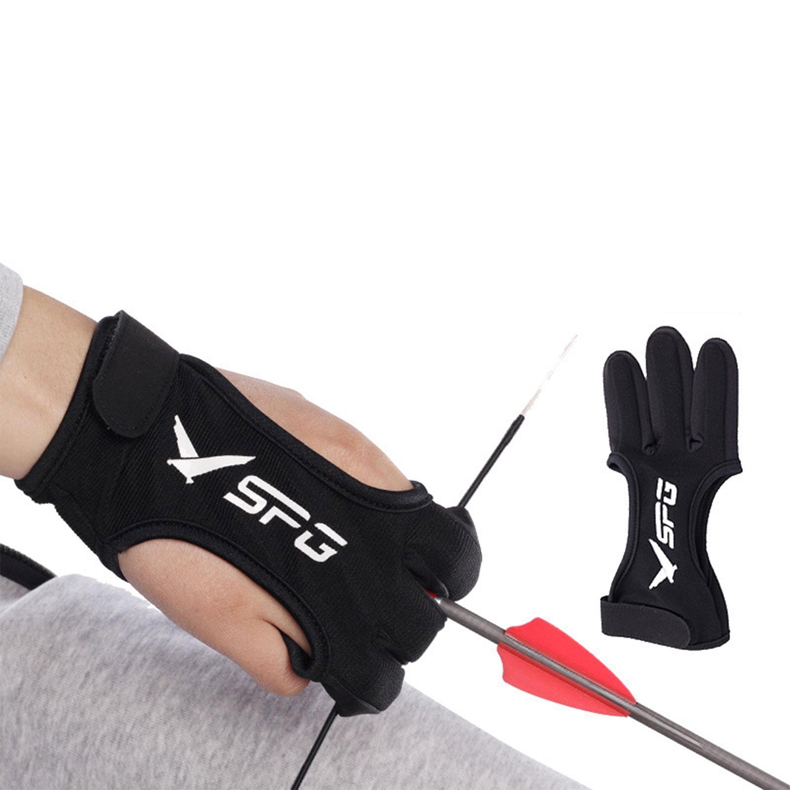 Leather Gloves Recurve Compound Bow Accessories M