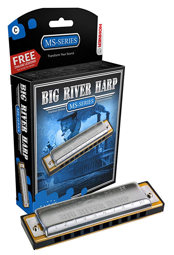 Kèn harmonica diatonic Hohner Big River Harp M590016 (10 Lỗ)
