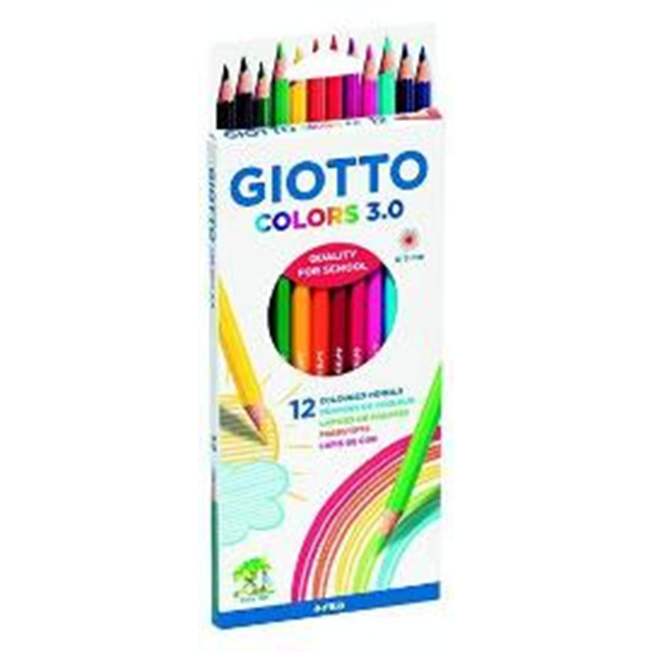 Hộp chì màu 12 màu GIOTTO Color 3.0