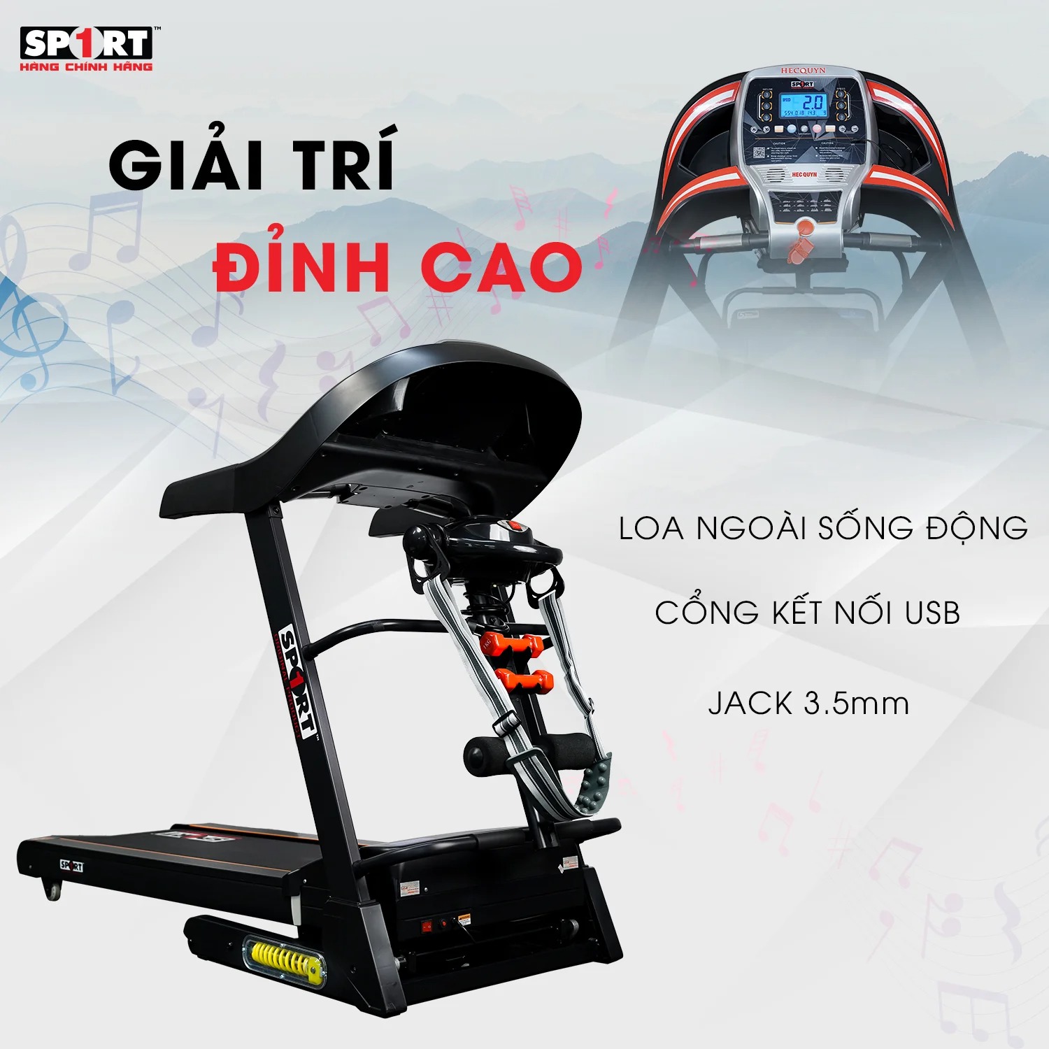 Siêu Máy Tập Sport1 HEC QUYN 66 - Hàng Chính Hãng