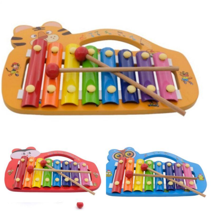 ĐỒ CHƠI - ĐÀN XYLOPHONE 8 THANH- ĐỒ CHƠI NHẠC CỤ- Giúp bé cảm nhận âm thanh nhạc cụ, phát triển đam mê