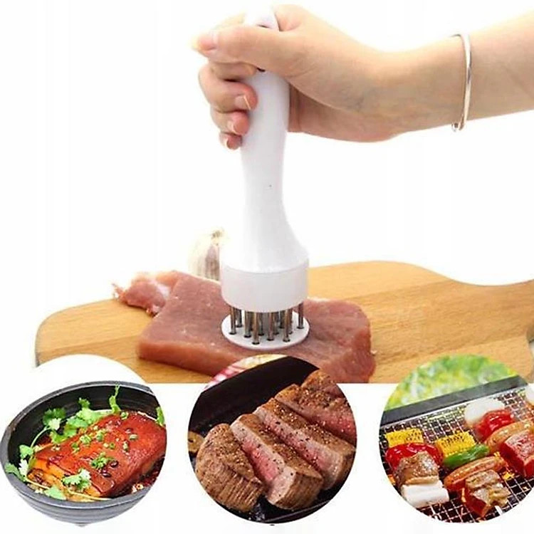 Dụng Cụ Châm Bì, Dầm Thịt - Cây Châm Thịt, Xâm Thịt, Xăm Thịt, Làm Mềm Thịt, Làm Heo Quay Da Giòn - PaKaSa (Giao màu ngẫu nhiên)