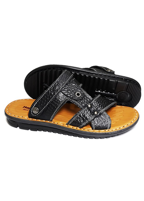Giày Sandal Nam Da Bò Vân Cá Sấu HappyShoes - HP01