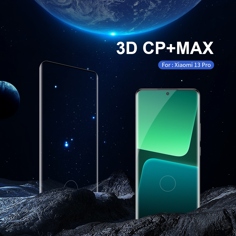 Cường lực cho Xiaomi 13 Pro - 13 Ultra, Nillkin 3D CP+MAX, full viền cong - Hàng Nhập Khẩu