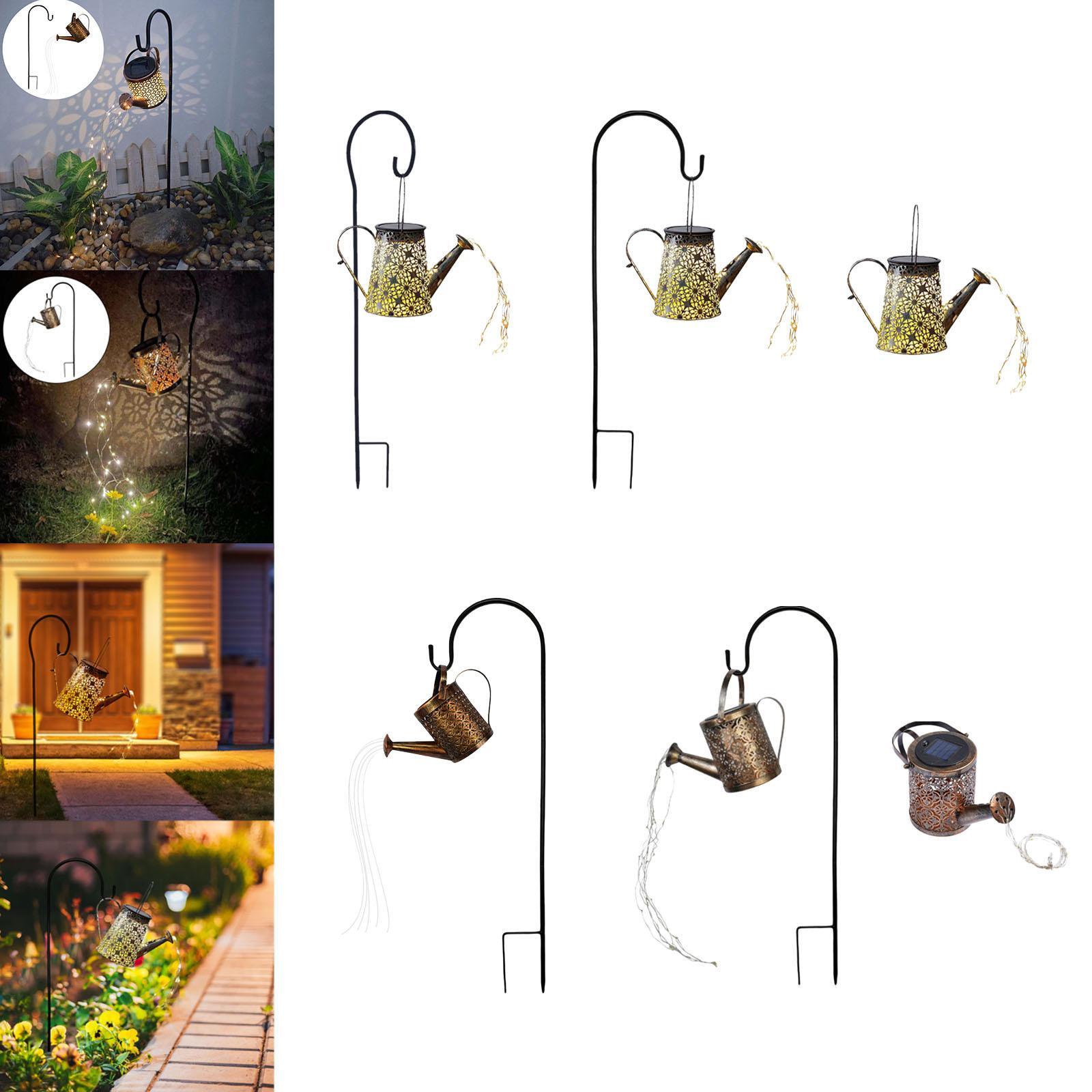 Watering Can Lights Shower Garden Lamp Decoration for Yard Patio