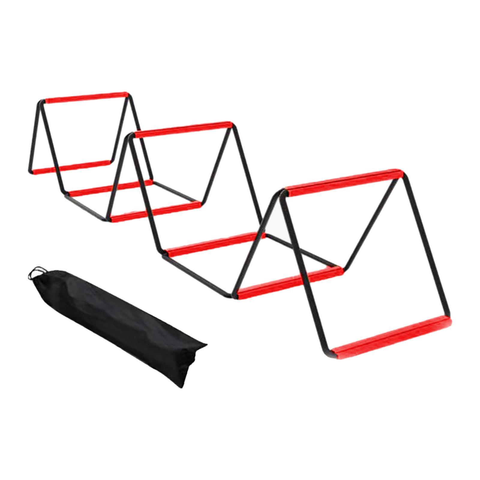 Agility Ladder Training Equipment Multipurpose Foldable Stairs Agility Training Ladder Workout Ladder for Rugby Foot Exercise