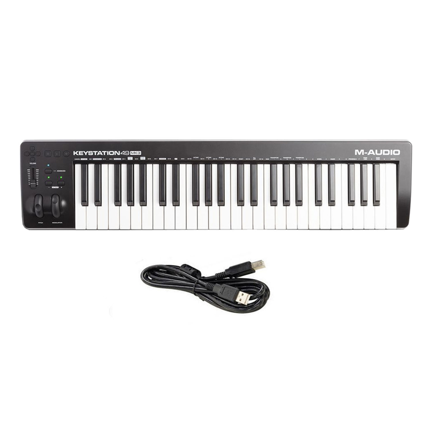 M-Audio Keystation 49 Phím MK3 MIDI Keyboard Controller MKIII MAudio Bàn phím sáng tác - Sản xuất âm nhạc Producer - Kèm Móng Gẩy DreamMaker