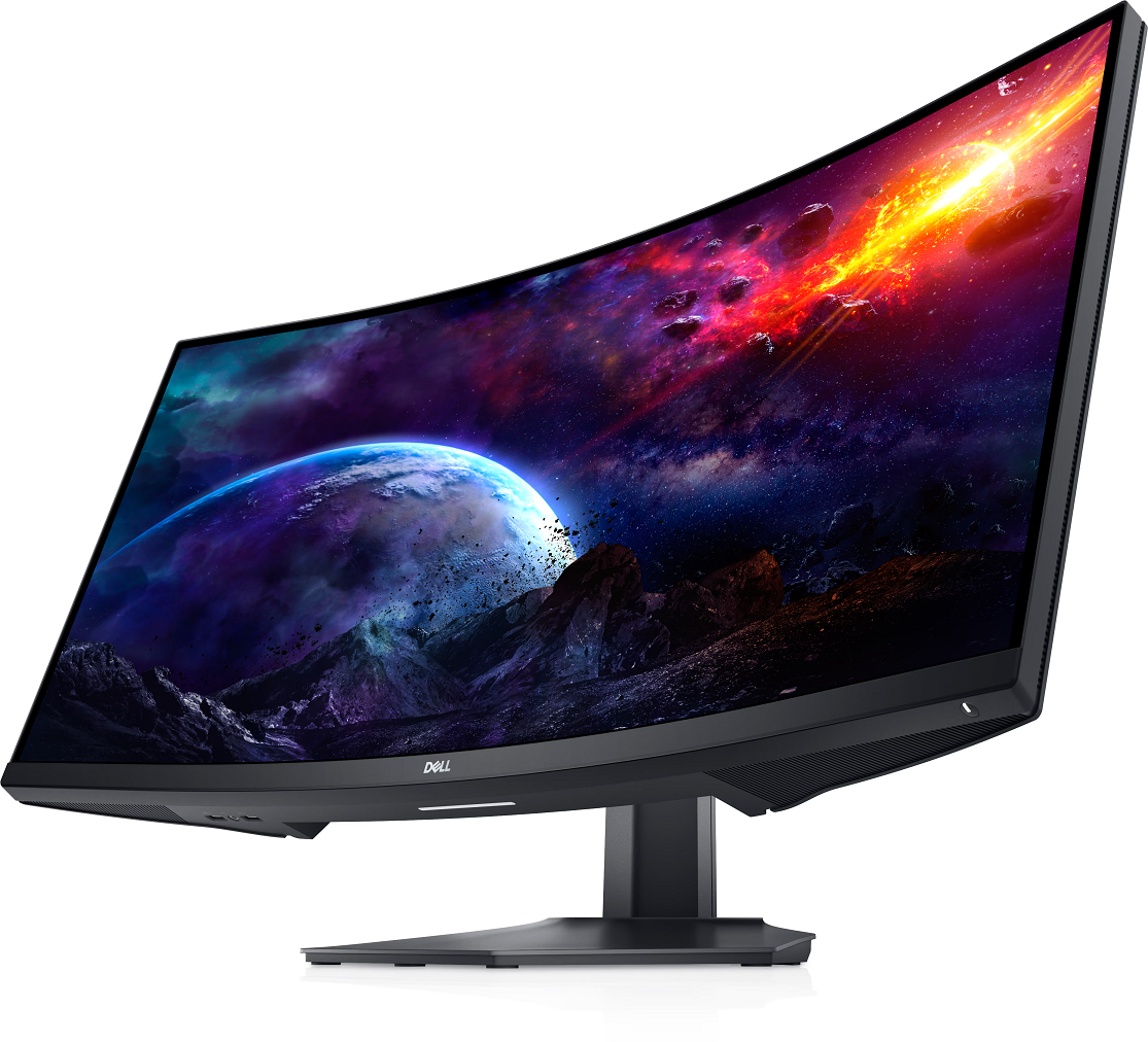 Màn hình máy tính Dell Gaming Cong S3422DWG ( 34 Inch / WQHD 3440 x 1440 / 144 Hz / HDMI / DP / USB 3.2 Gen 1 / Headphone-out jack ) - Hàng Chính Hãng