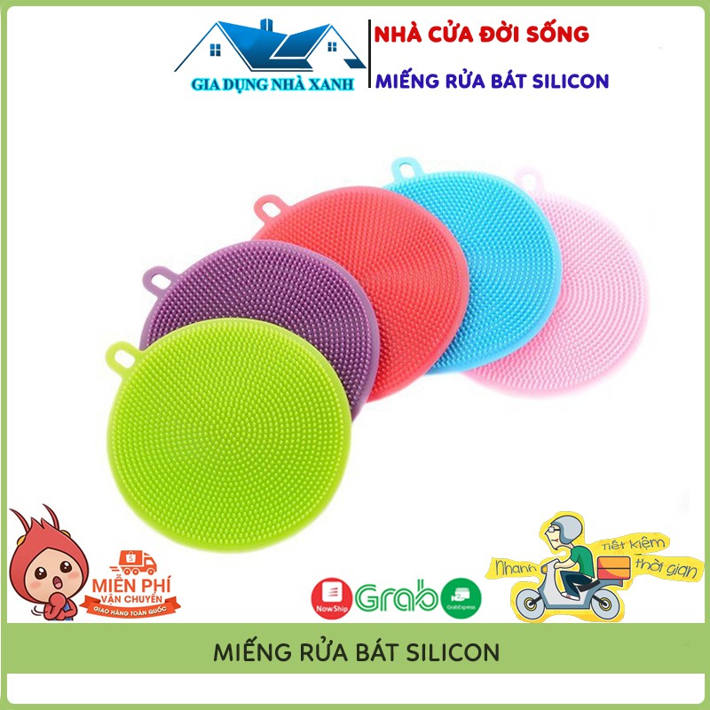 Miếng Rửa Chén Bát Chết Liệu Silicon Mềm, An Toàn Cho Đôi Tay Của Bạn