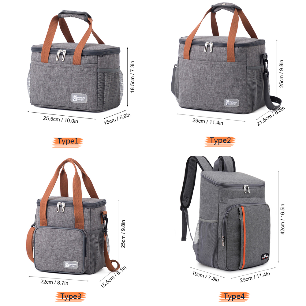 Túi làm mát để đi dã ngoại, du lịch, cách nhiệt, chống thấm nước, chống rò rỉ dành cho nam và nữ