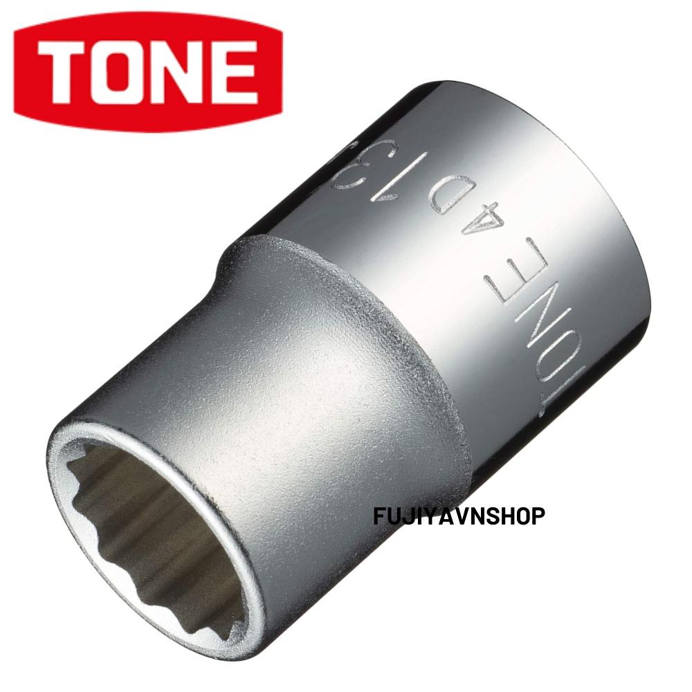 Đầu tuýp 12 cạnh ngắn Tone HP4D-13 ra đầu lục giác 13mm