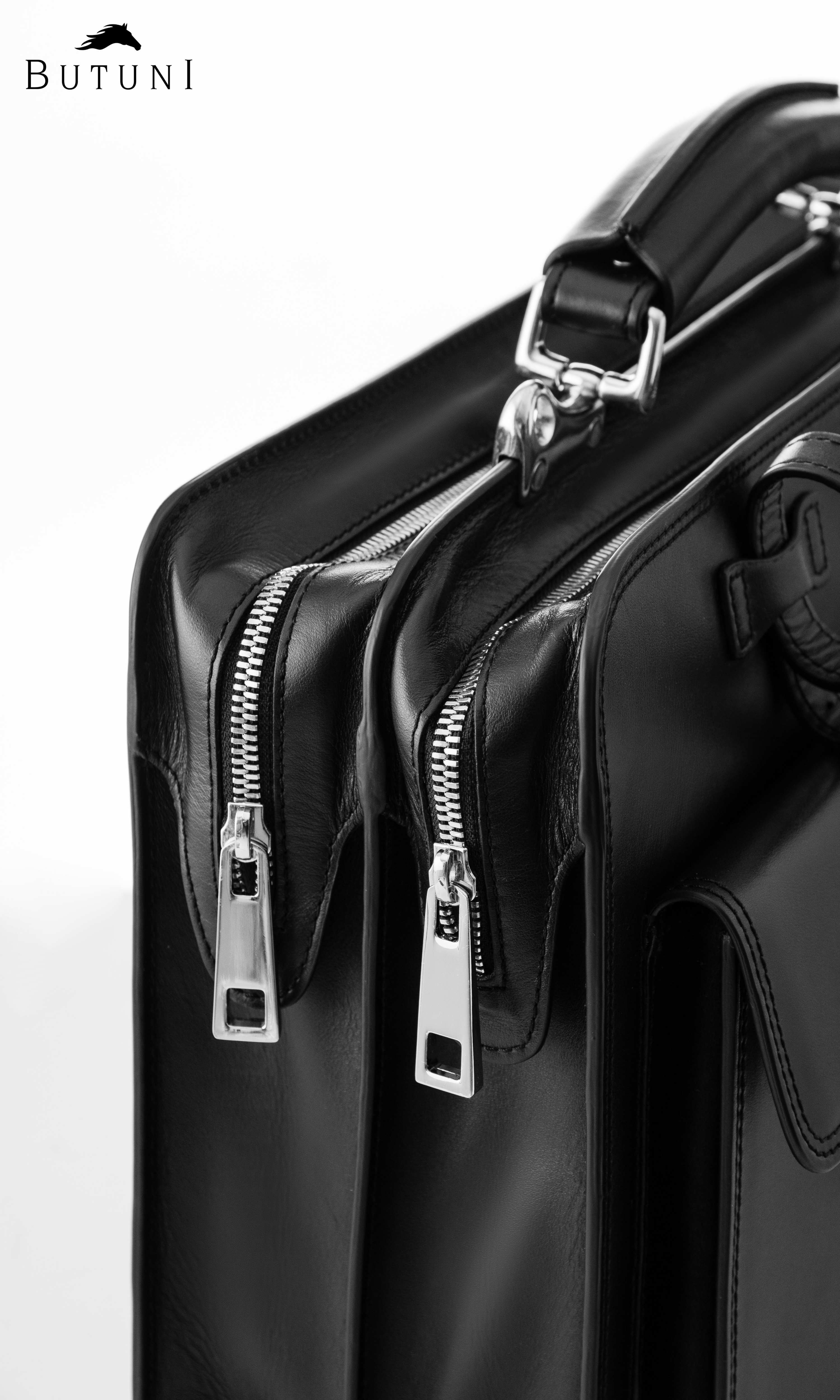 Cặp xách nam da thật cao cấp Butuni Businessman Briefcase