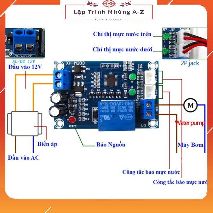 [Lập Trình Nhúng A-Z][G18] Module Điều Khiển Mực Nước Tự Động XH-M203