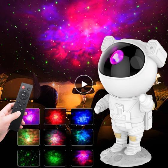 Máy Chiếu Đèn Chiếu Sao Hình Phi Hành Gia Vũ Trụ Galaxy Điều Khiển Từ Xa