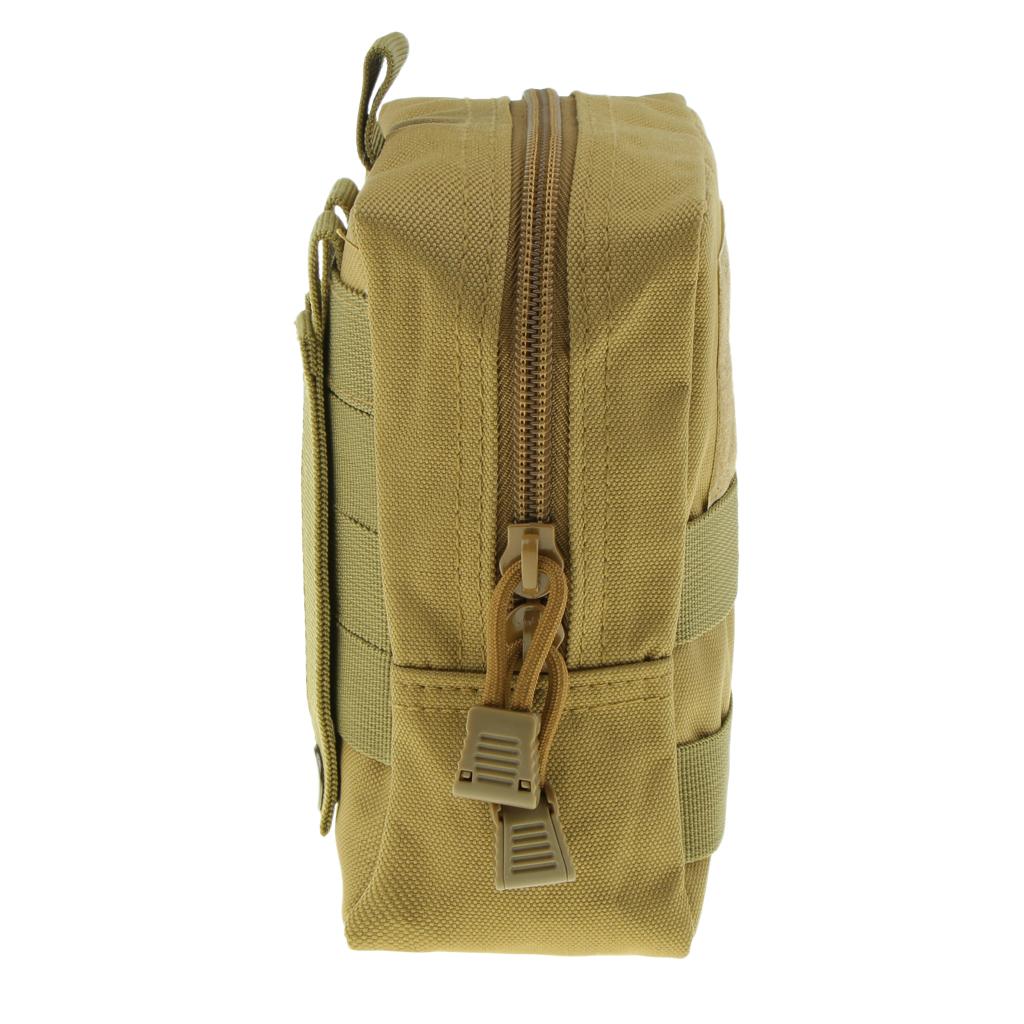 2pcs Durable Compact Molle Waist Pouch  Bag Outdoor EMT Pouch