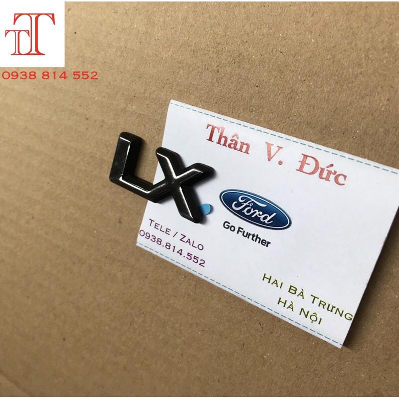 Tem chữ LX dán cho xe Ford Transit