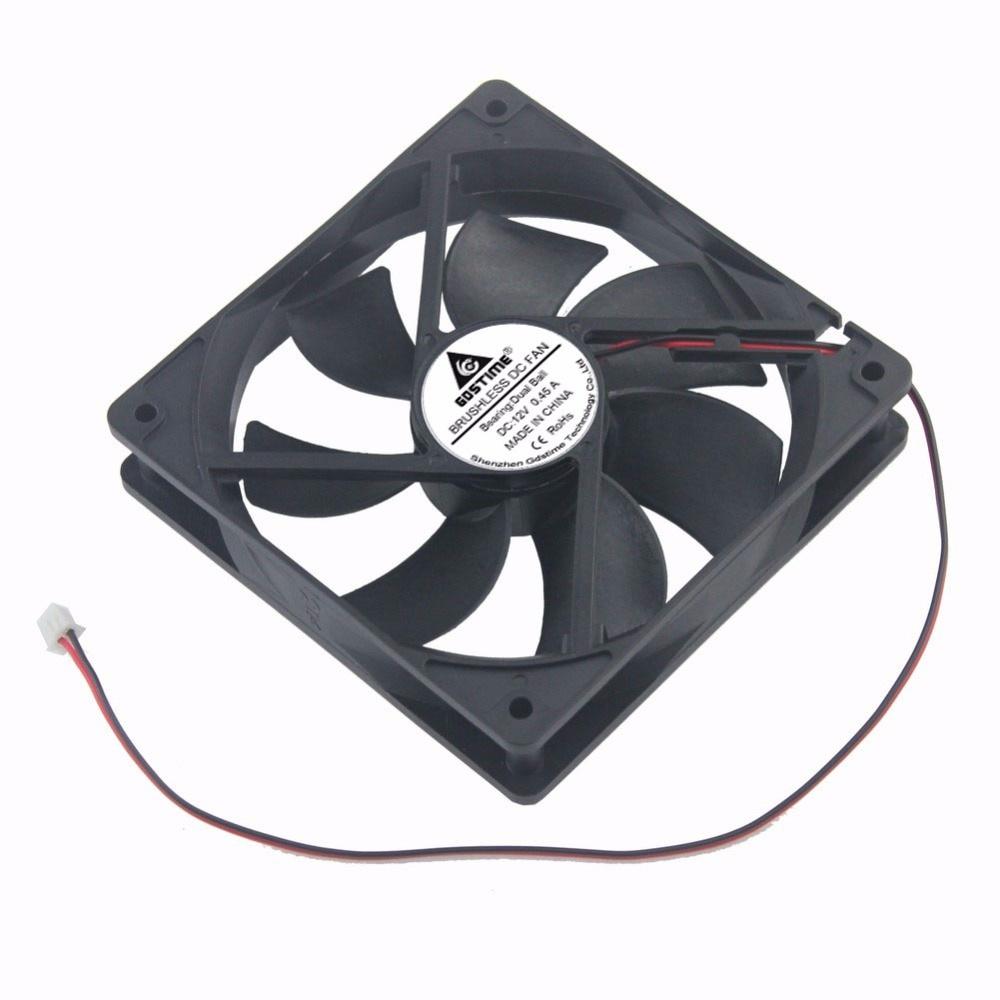1 Pcs Gdstime 11mm x 11mm PC Case Cooler 11V DC Two Ball 1111B 0.41A Industrial Machine Cooling Fan 11x11mm 11cm 3300RPM