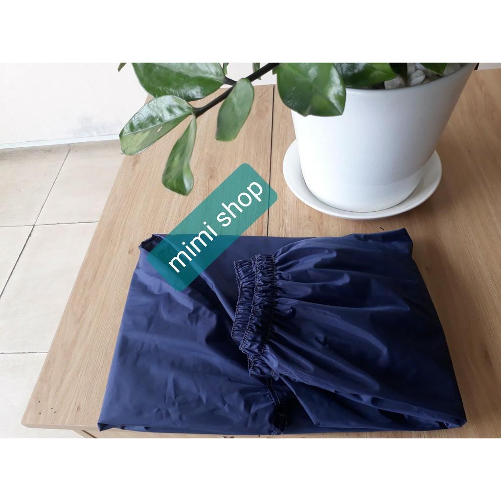 Túi trùm vệ sinh máy lạnh treo tường - Áo bọc hứng nước rửa điều hòa - Xanh đen