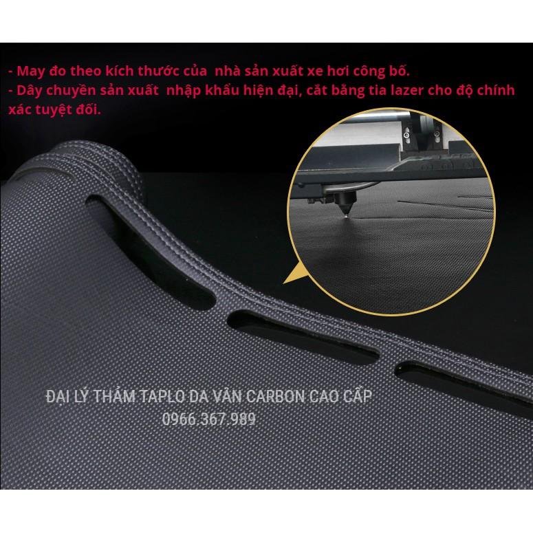 Thảm Taplo Da vân Carbon cao cấp xe KIA Morning