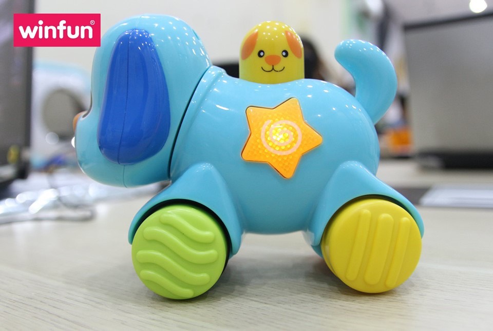 Cún con đáng yêu có đèn nhạc Winfun 00733-NL