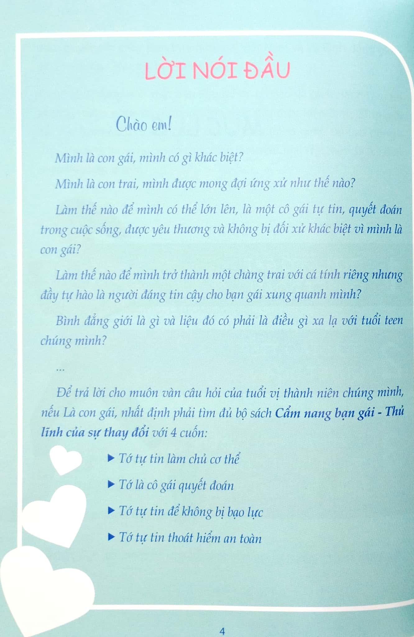Cẩm Nang Bạn Gái - Thủ Lĩnh Của Sự Thay Đổi - Tớ Là Cô Gái Quyết Đoán