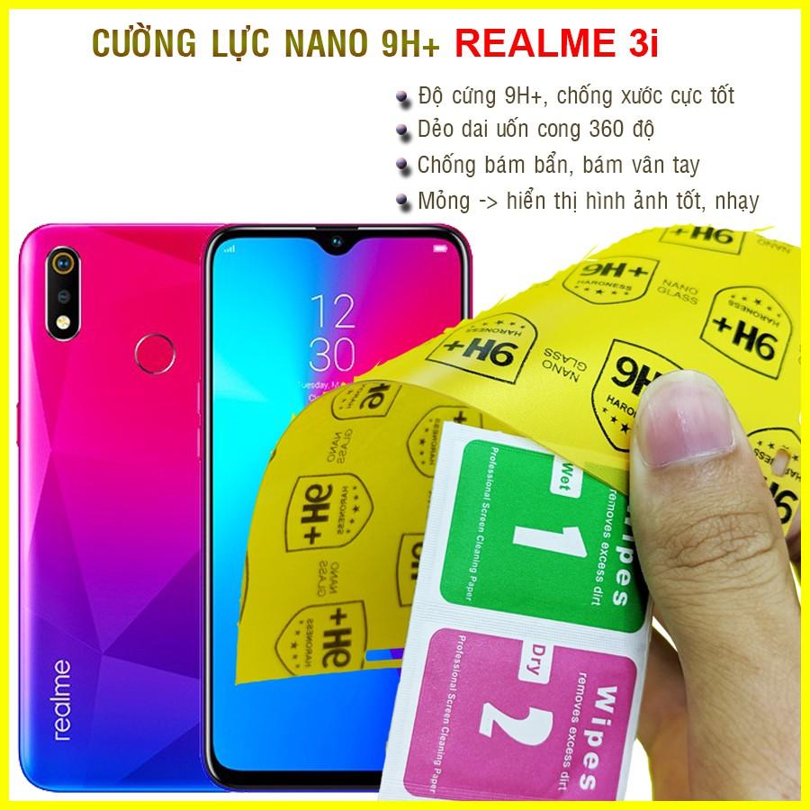 Dán cường lực dẻo nano dành cho  Realme 3i