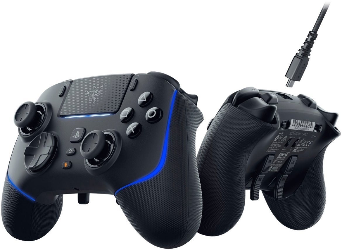 Tay cầm chơi game Razer Wolverine V2 Pro-Wireless PlayStation 5 PC Gaming Controller - Hàng chính hãng