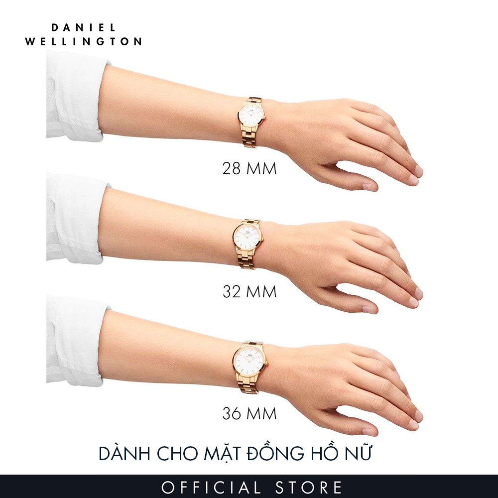 Đồng hồ Nữ Daniel Wellington dây Kim loại - Iconic Link Pastel 32mm DW00100541