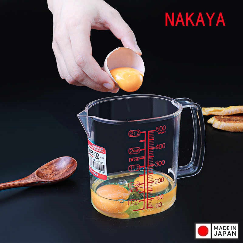 Ca đong chia vạch làm bánh 500ml- Hàng nội địa Nhật