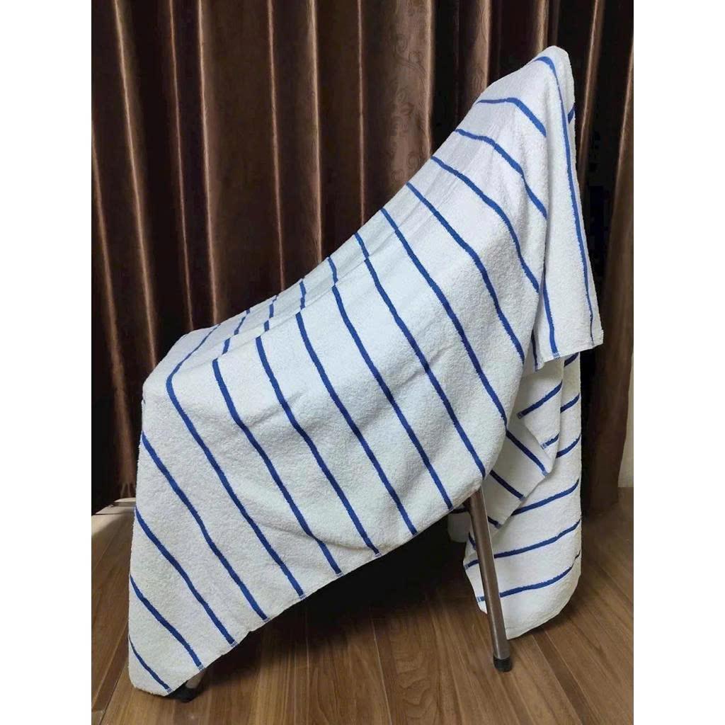 Khăn Tắm Biển Size 70x150cm 100% Cotton Khăn Tắm Khách Sạn Cao Cấp Xuất Khẩu Họa Tiết Kẻ Sọc