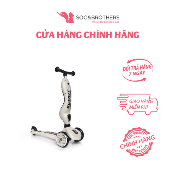 Xe scooter trẻ em Scoot and Ride Highwaykick 1 màu Ash