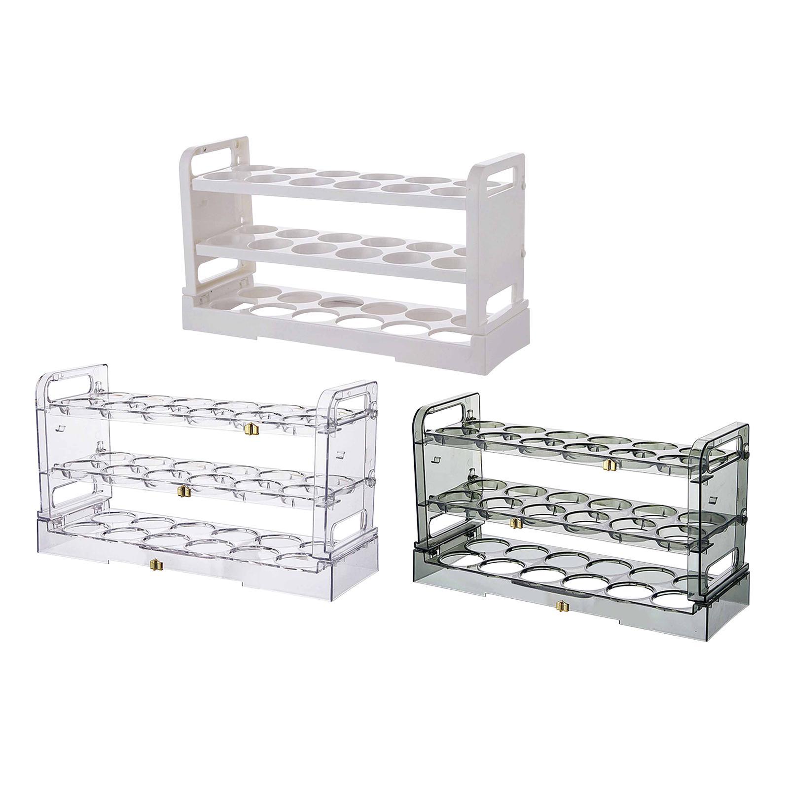 3Pcs Multi Layer Egg Storage Box Dispenser Egg Holder Egg