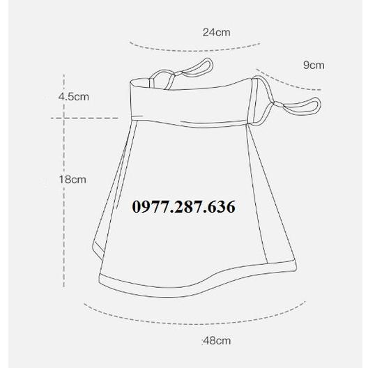 Khẩu trang golf Nữ chống nắng thời trang thoáng khí chính hãng Golovejoy KT051
