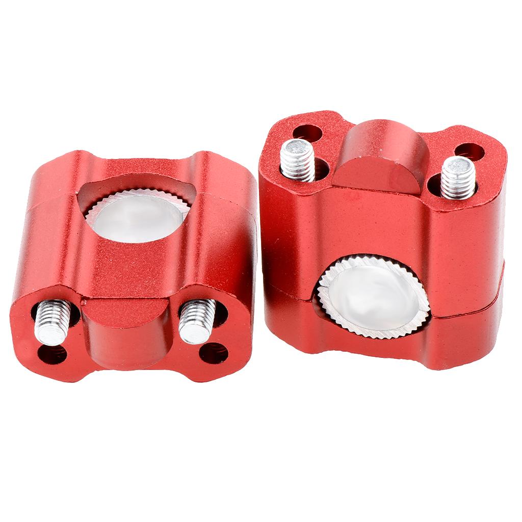 Aluminum Alloy Motorcycle  22mm-28mm Handlebar Riser Mounting Clamp Adapter