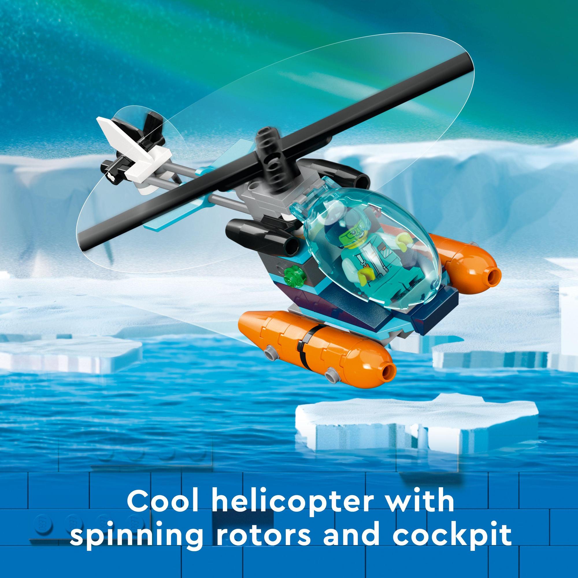 LEGO City 60368 Đồ chơi lắp ráp Tàu thám hiểm bắc cực