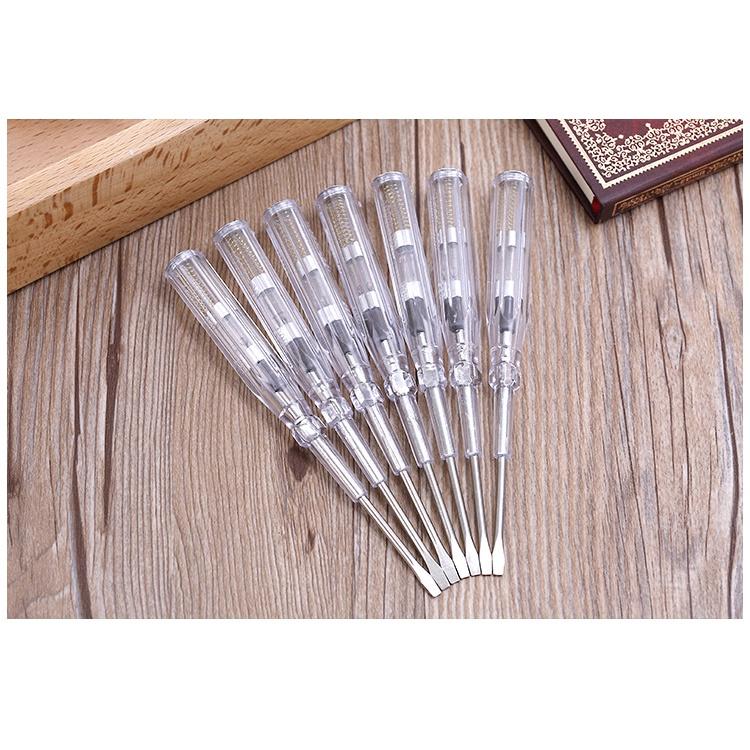 BÚT THỬ ĐIỆN TRONG SUỐT AN TOÀN 100V~500V THIẾT KẾ NHỎ GỌN DÀI 14CM SIÊU BỀN