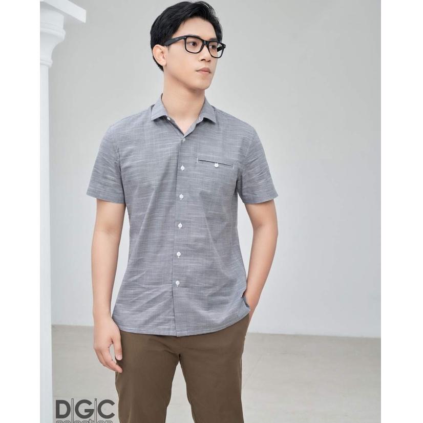 Áo sơ mi Nam ngắn tay Smart Casual DGCSelection - SASNCB37M-S