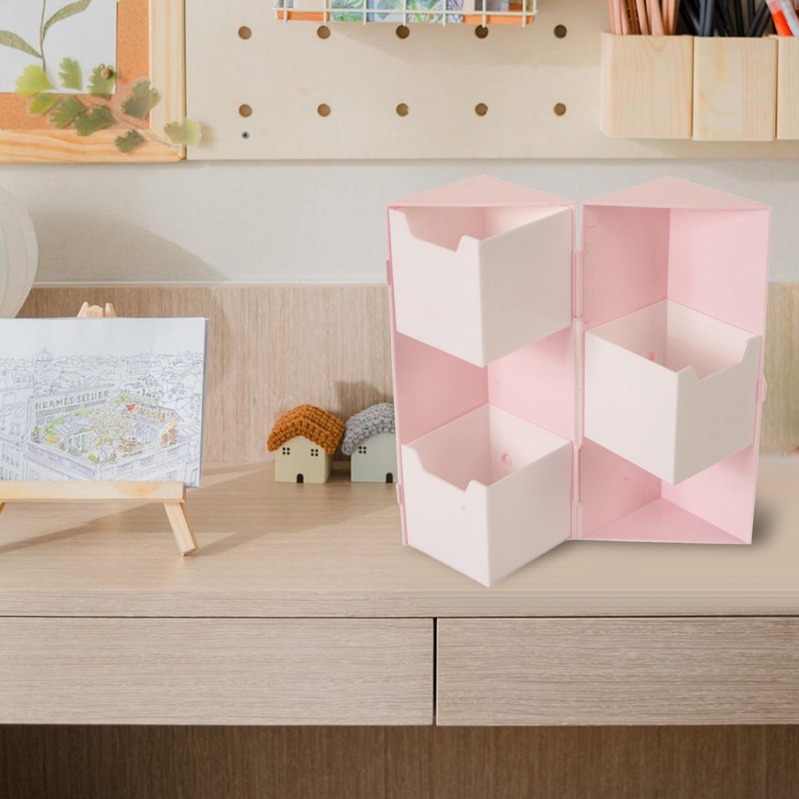 Countertop Storage Box with Drawer Bathroom Organizer Case for Bathroom Desk