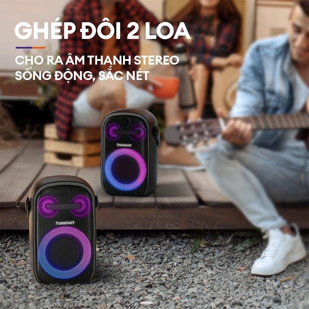 Loa Karaoke Bluetooth 5.3 Tronsmart Halo 110/100 Công suất 60W Chuẩn kháng nước IPX6 Thời gian chơi nhạc lên đến 18 giờ | Bảo hành chính hãng 12 tháng | TM-862339