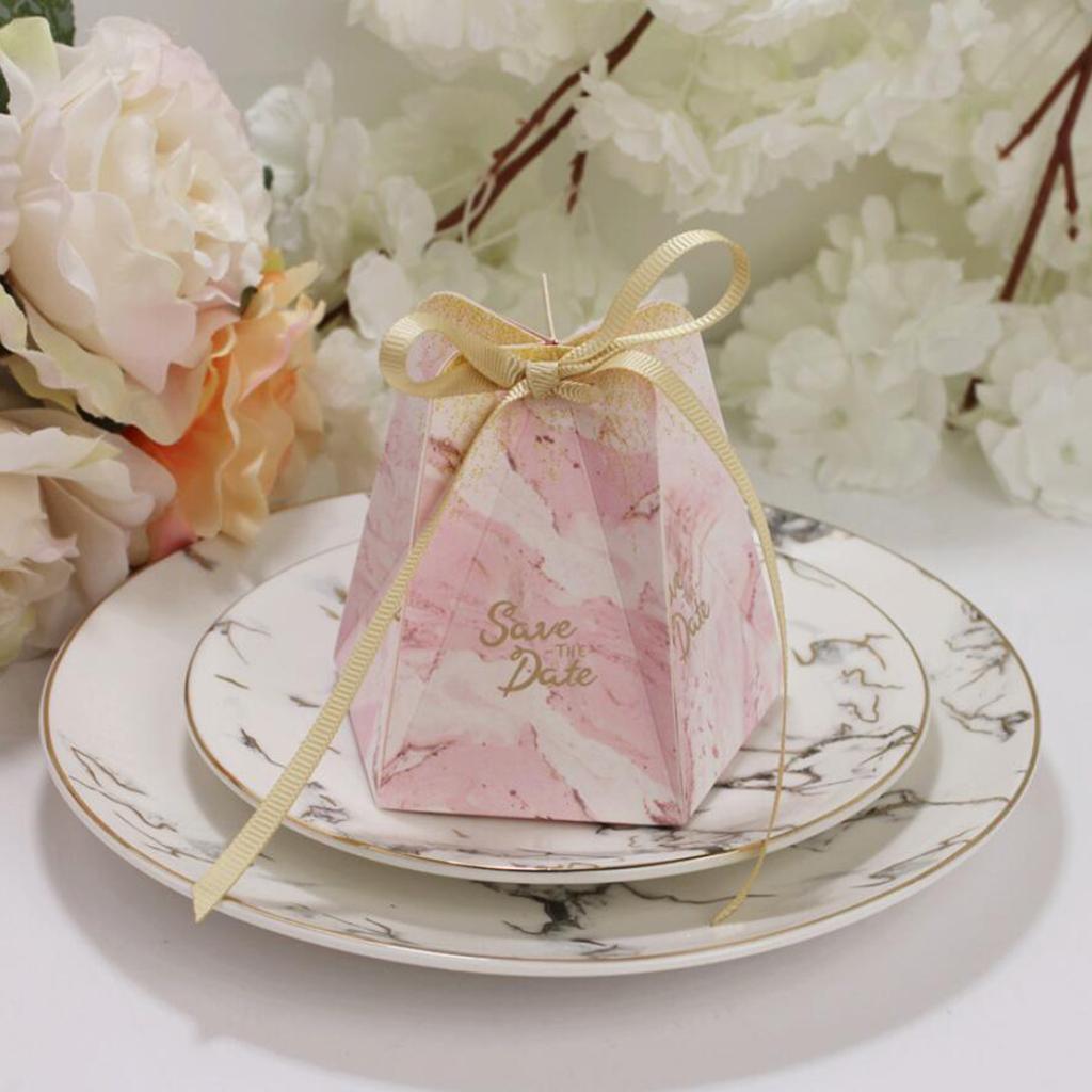 10pcs Romantic Wedding Paper Candy Boxes Gifts Boxes Wedding Party Favor