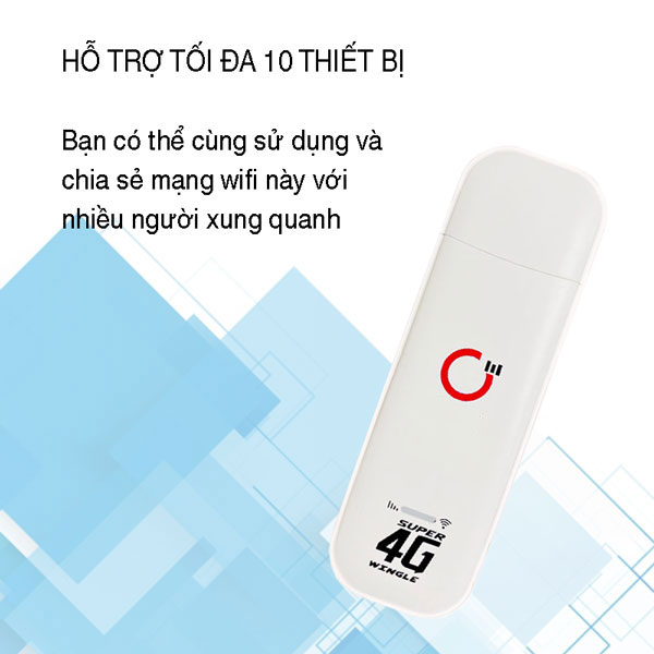 USB Phát Wifi 4G LTE U80 – Tốc Độ 150Mb – Kết Nối 10 User